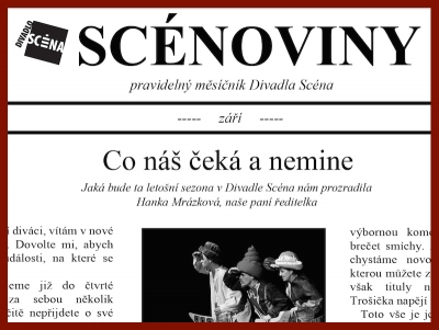 Měsíčník Divadla Scéna