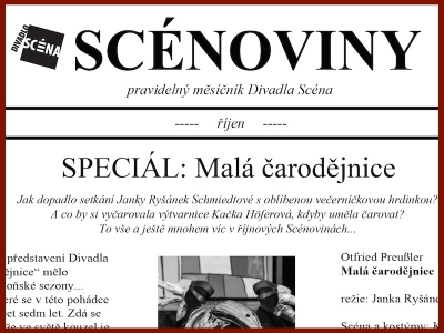 Scénoviny - říjen 2015